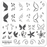 Chrissie Pearce's Butterfly (CjSLC-03) - CJS Small Stamping Plate